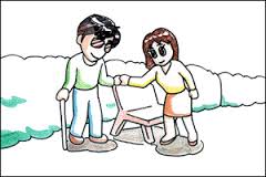 ������������������j�����֎q�ɗU�����Ă���C���X�g